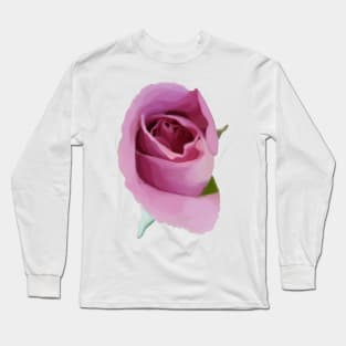 Pink Rose Long Sleeve T-Shirt